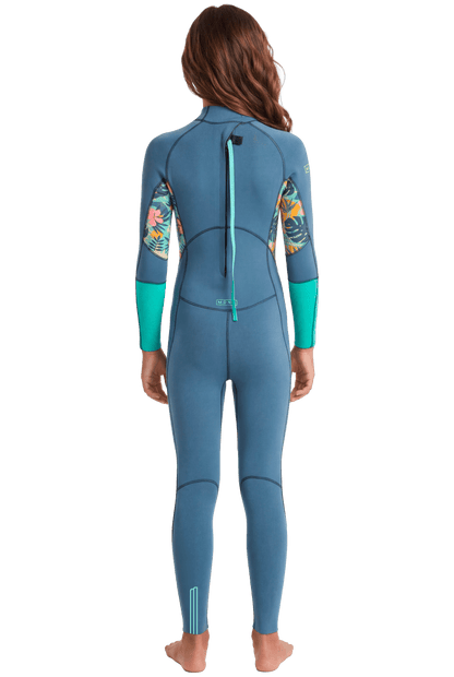 5/4/3 Pioneer - Zip Dos L/S Combinaison Surf Fille