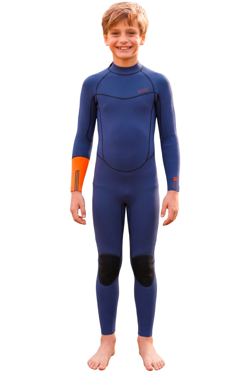 5/4/3 Pioneer - Zip Dos L/S Combinaison Surf Garçon