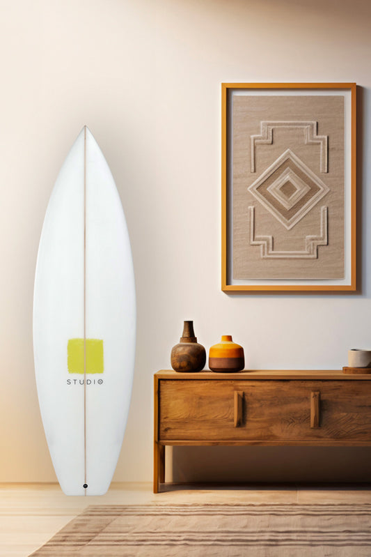 Décoration Planche de Surf - Edge - 6-0 Blanc/Anis