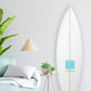 Tabla de surf decorativa - <tc>Edge</tc> - 6-4 - Blanco/Azul Lite