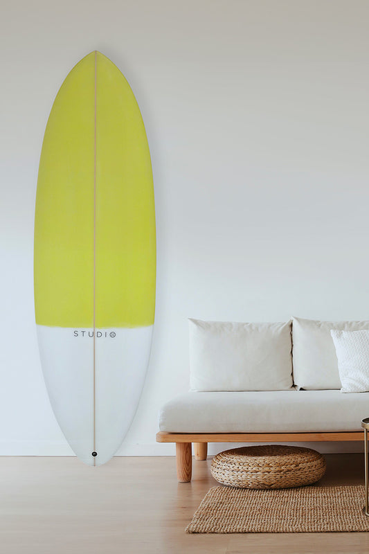Tabla de surf decorativa - <tc>Frame</tc> - 6-0 Anís/Blanco
