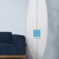 Decoration Surfboard - Frame 6-0 White/LiteBlue