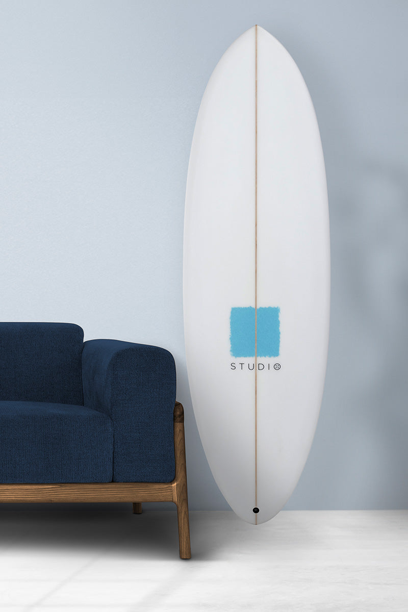 Decoration Surfboard - Frame 6-0 White/LiteBlue