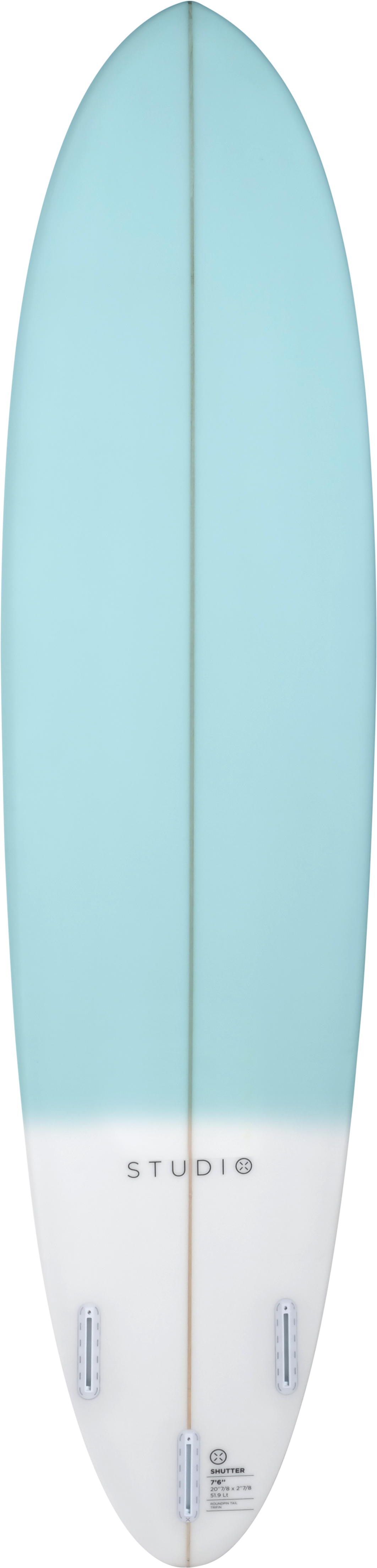 Decoration Surfboard - Shutter 7-6 Lite Blue/ White