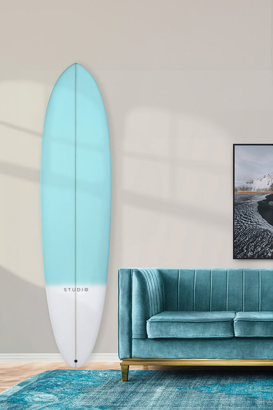 Tabla de surf decorativa - <tc>Shutter</tc> 7-6 Lite Azul/ Blanco