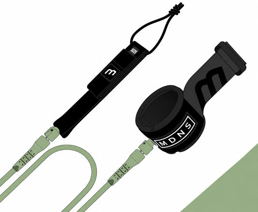 Long 7 mm - Leash De Surf 9'0