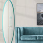 Dekoration Surfbrett – Beaver – White Deck Teal