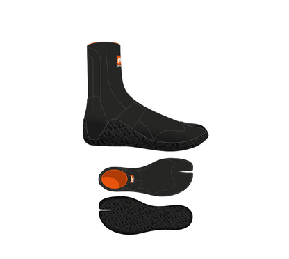 Priime - Dryskin 3 mm Chausson Surf Adulte