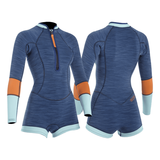 2/2 Priime - Naiad L/S Combinaison Shorty Surf Femme