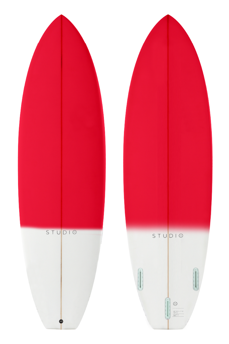 Planche de Surf Décoration - Zoom - 5-4 Kid Rouge/Blanc