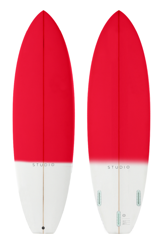 <tc>STUDIO</tc> SURFBOARDS ZOOM 5-4 KID ROT/WEISS