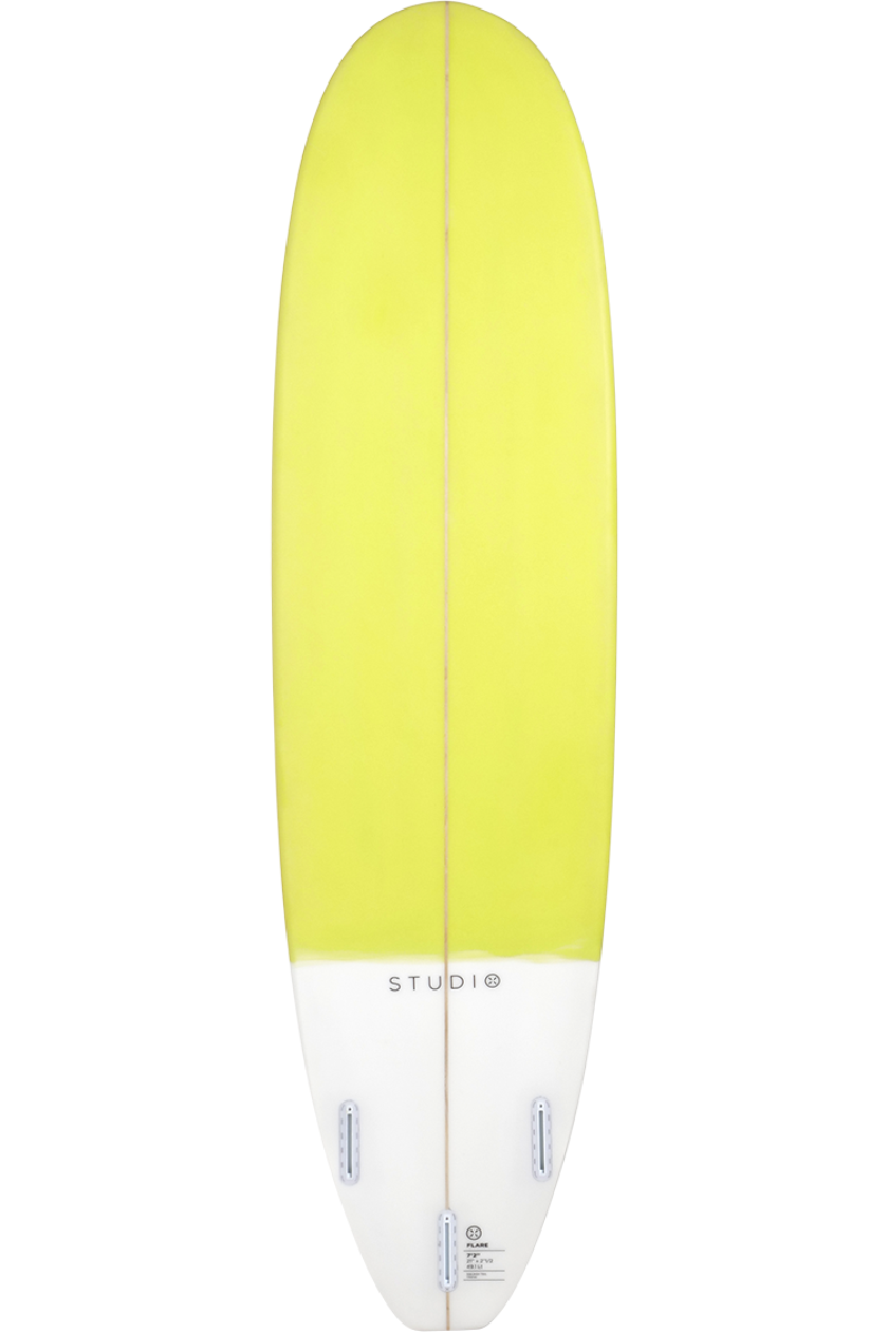 Planche de Surf Décoration - Flare - 7-2 Anis/Blanc