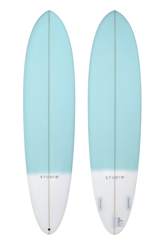 Decoration Surfboard - Shutter 7-6 Lite Blue/ White
