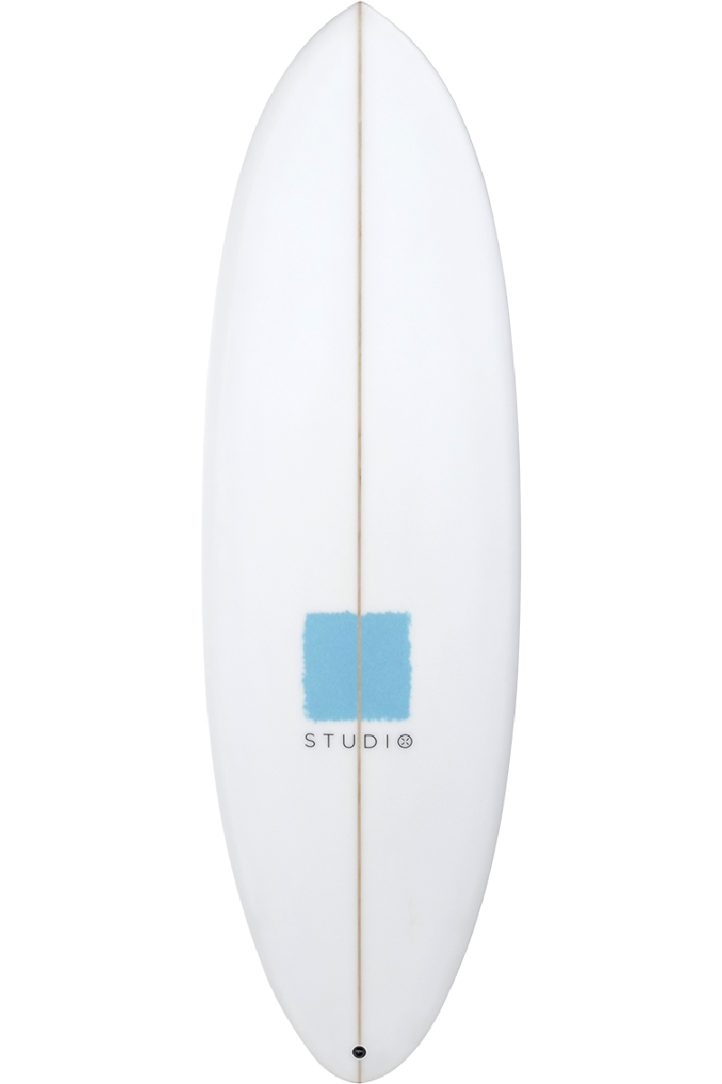 Dekoration Surfbrett – <tc>Frame</tc> 6-0 Weiß/LiteBlue