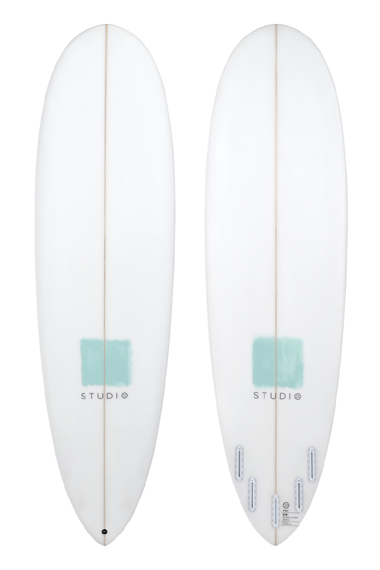Decoration Surfboard - Tilt - 6-8 White/Teal