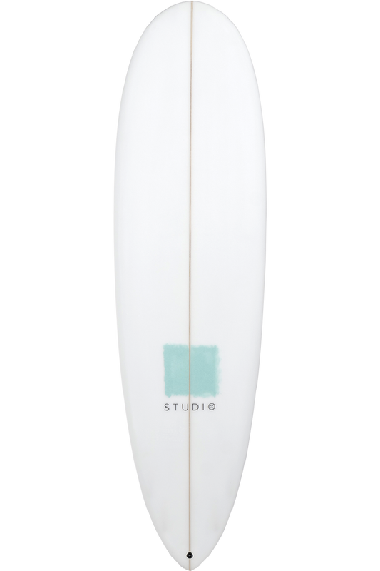 2nd Grade Surfboard - Tilt - 6-8 White/Teal
