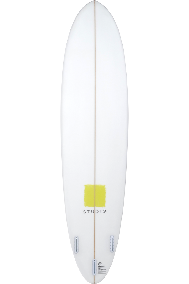 Tabla de surf decorativa - <tc>Shutter</tc> - 7-6 Blanco/Anís