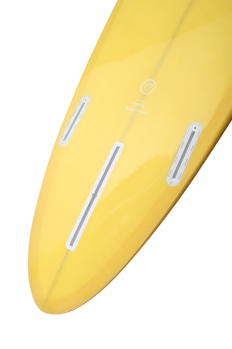 VENON Surfboards - Egg - Mid Length 2+1 - Double Layer Marigold - Round Pin Tail