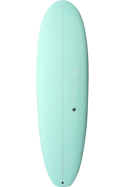 VENON Surfboards - Evo - Hybrid 2+1 Fins - Pastel Green - Squash Tail