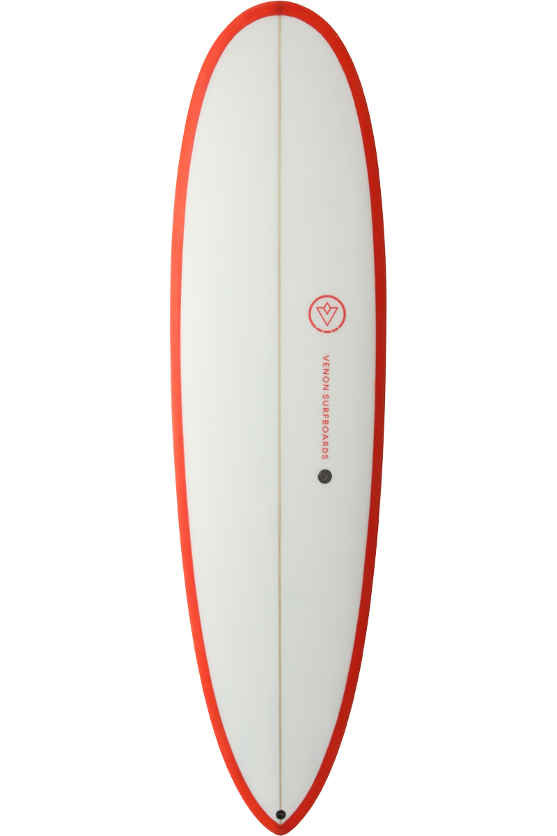 VENON Surfboards - Gopher - Hybrid Pintail - White Deck Corail - Pin Tail