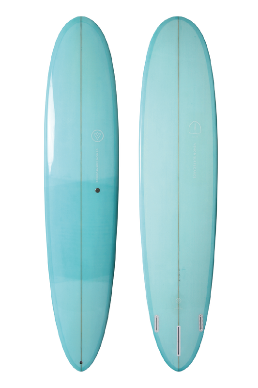 Décoration Planche de Surf - Volute - Double Couche Bleu