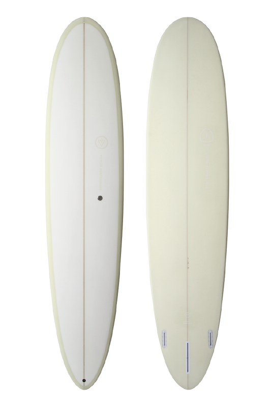 Décoration Planche de Surf - Volute - Blanc Deck Crème