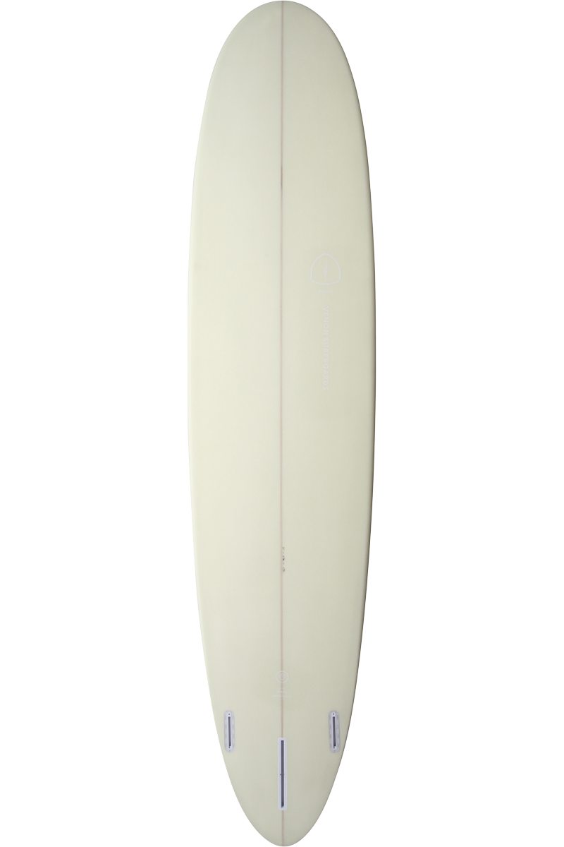 Dekoration Surfbrett – <tc>Volute</tc> – Weißes Deck, Creme