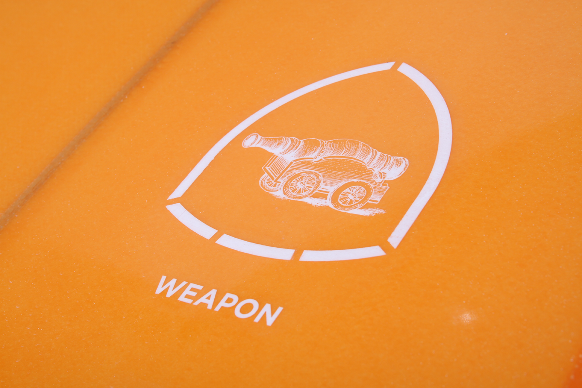 Decoration Surfboard - Weapon - Double Layer Orange