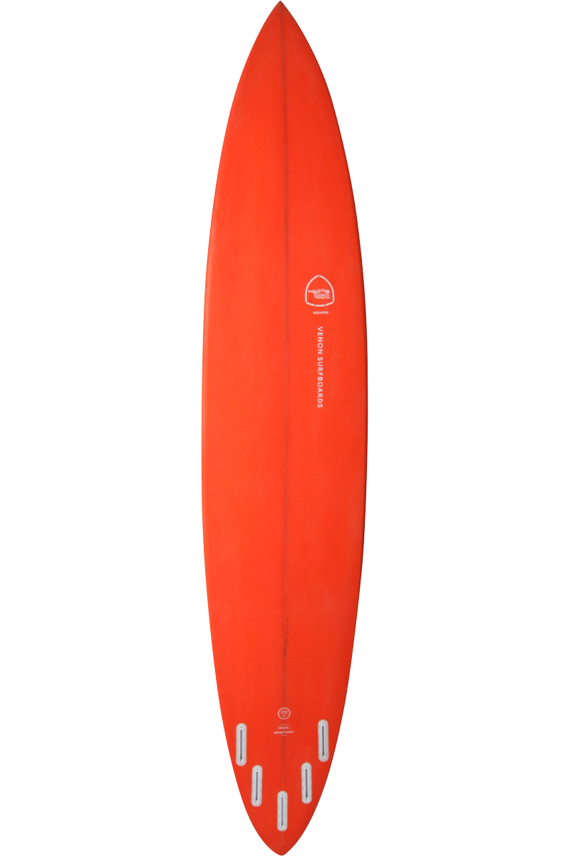 Decoration Surfboard - Weapon - White Deck Coral