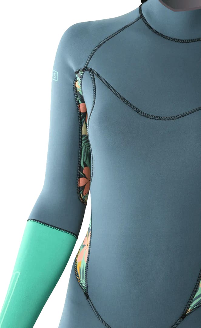 3/2 Pioneer - Zip Dos L/S Combinaison Surf Femme