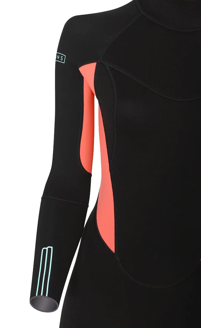 5/4/3 Pioneer - Zip Dos L/S Combinaison Surf Femme