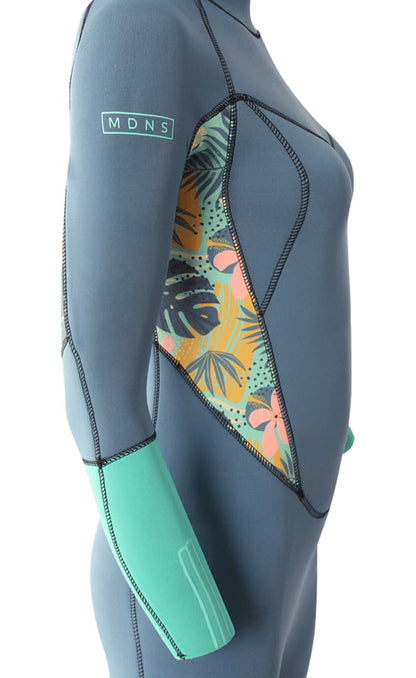 5/4/3 Pioneer - Zip Dos L/S Combinaison Surf Femme