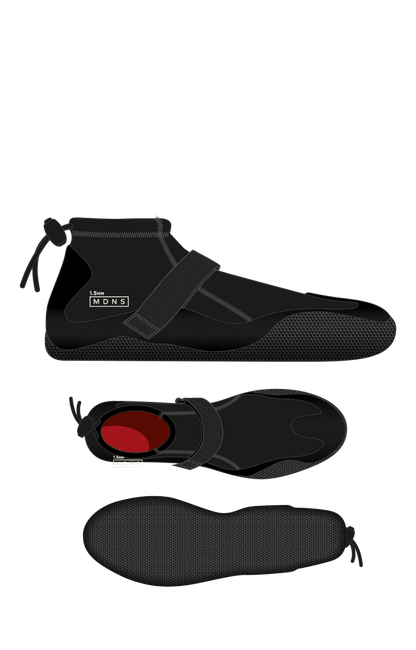 Pioneer Reef Slipper Round Toe 1.5mm - Chausson Surf Adulte