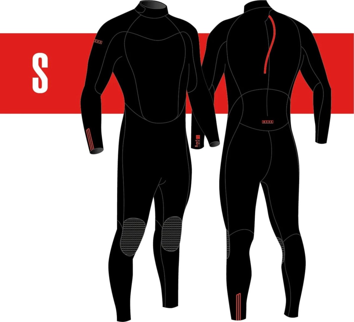 4/3 Stamiina GBS Backzip - Combinaison Surf Homme