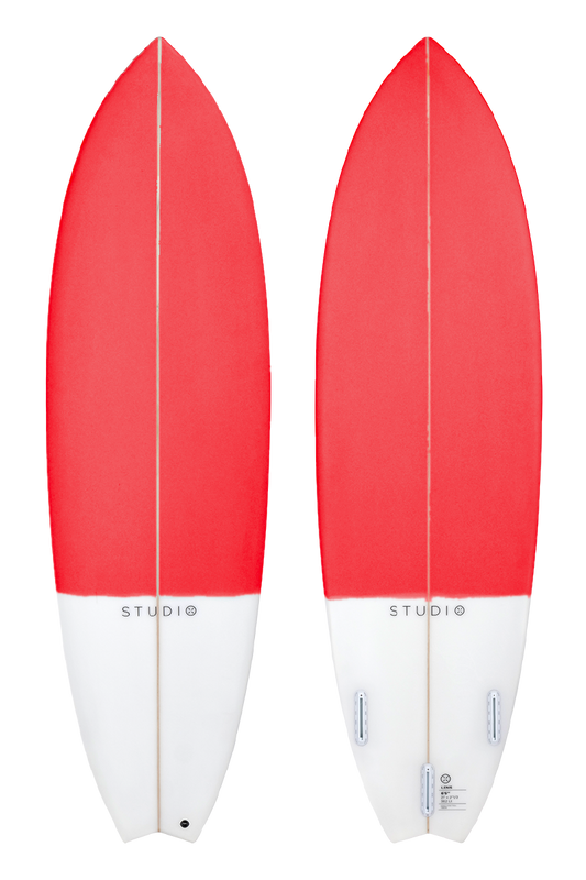 <tc>STUDIO SURFBOARDS LENS 6-0 RED/WHITE</tc>
