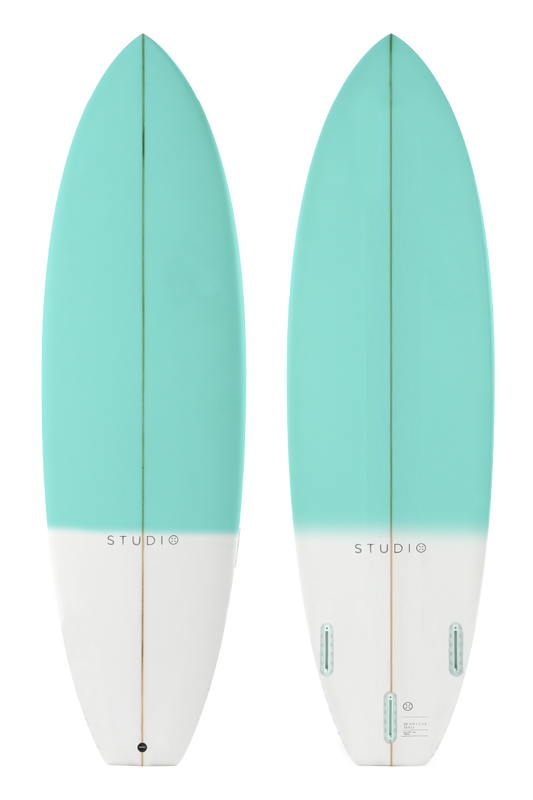 <tc>STUDIO SURFBOARDS ZOOM 4-10 TEAL/WHITE KID</tc>