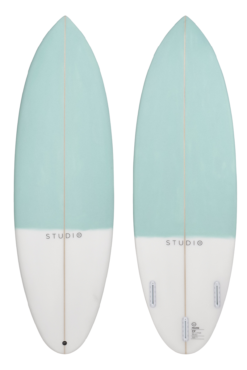 <tc>STUDIO SURFBOARDS FRAME 5-8 TEAL/WHITE</tc>