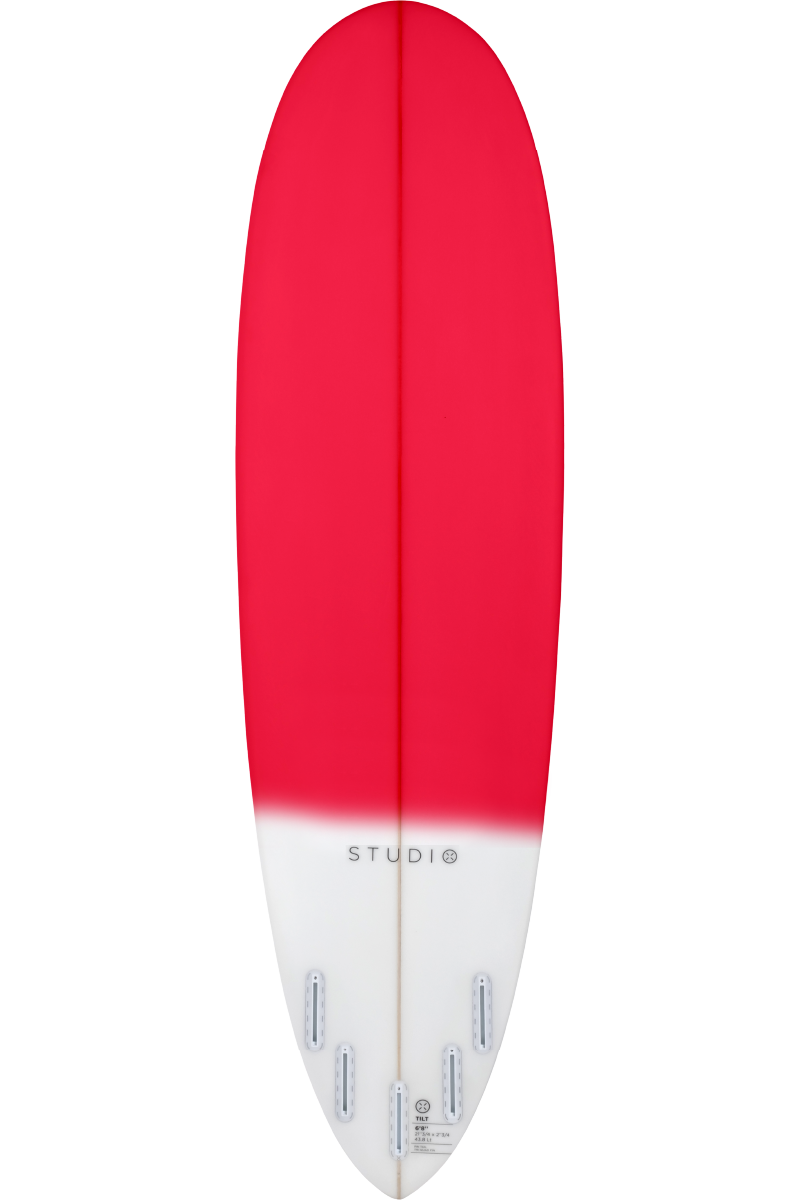 <tc>STUDIO</tc> SURFBOARDS <tc>TILT</tc> 6-8 ROT/WEISS