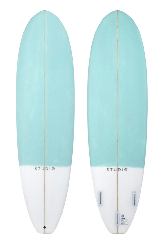 <tc>STUDIO SURFBOARDS FLARE 6-8 TEAL /WHITE</tc>