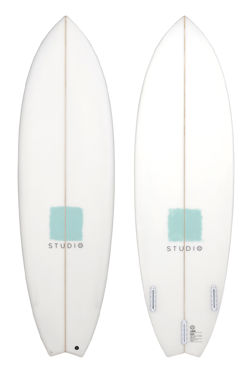 <tc>STUDIO SURFBOARDS LENS 6-0 WHITE/TEAL</tc>
