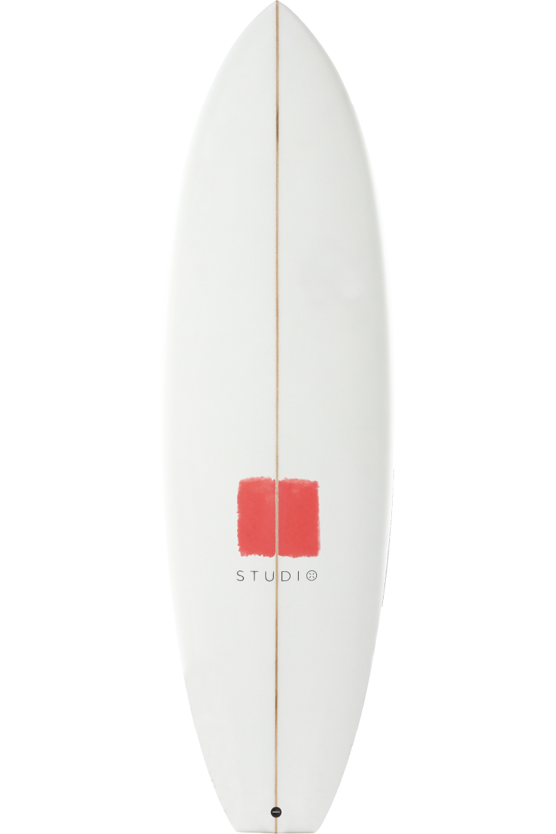 STUDIO SURFBOARDS ZOOM 4-10 WHITE/RED KID