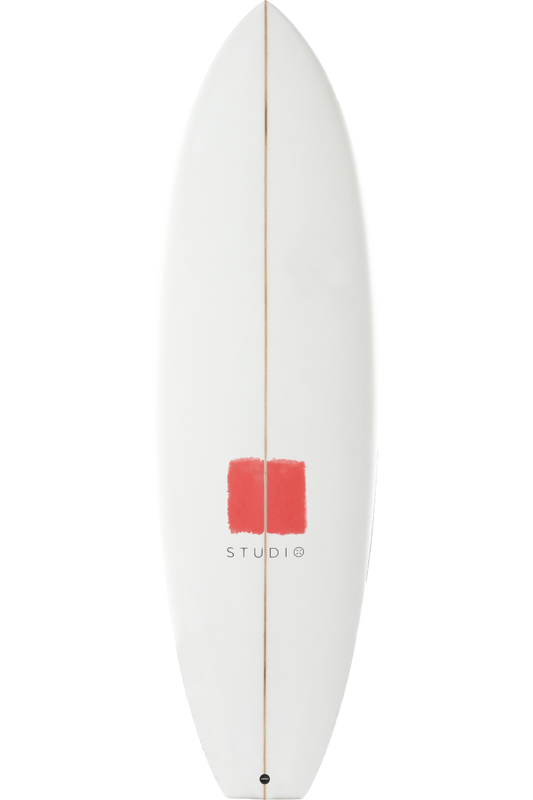 STUDIO SURFBOARDS ZOOM 4-10 WHITE/RED KID