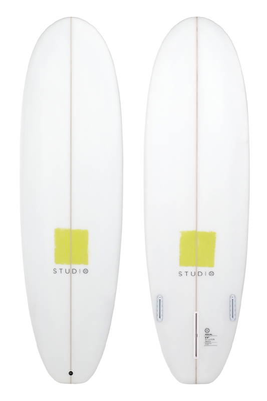 <tc>STUDIO SURFBOARDS FOCAL 6-4 WHITE/ANISE</tc>