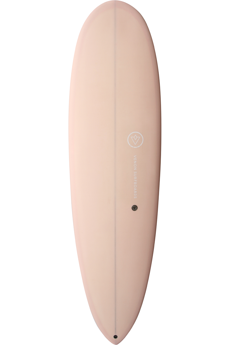 VENON Surfboards - Gopher - Hybrid Pintail - Pastel Pink - Pin Tail