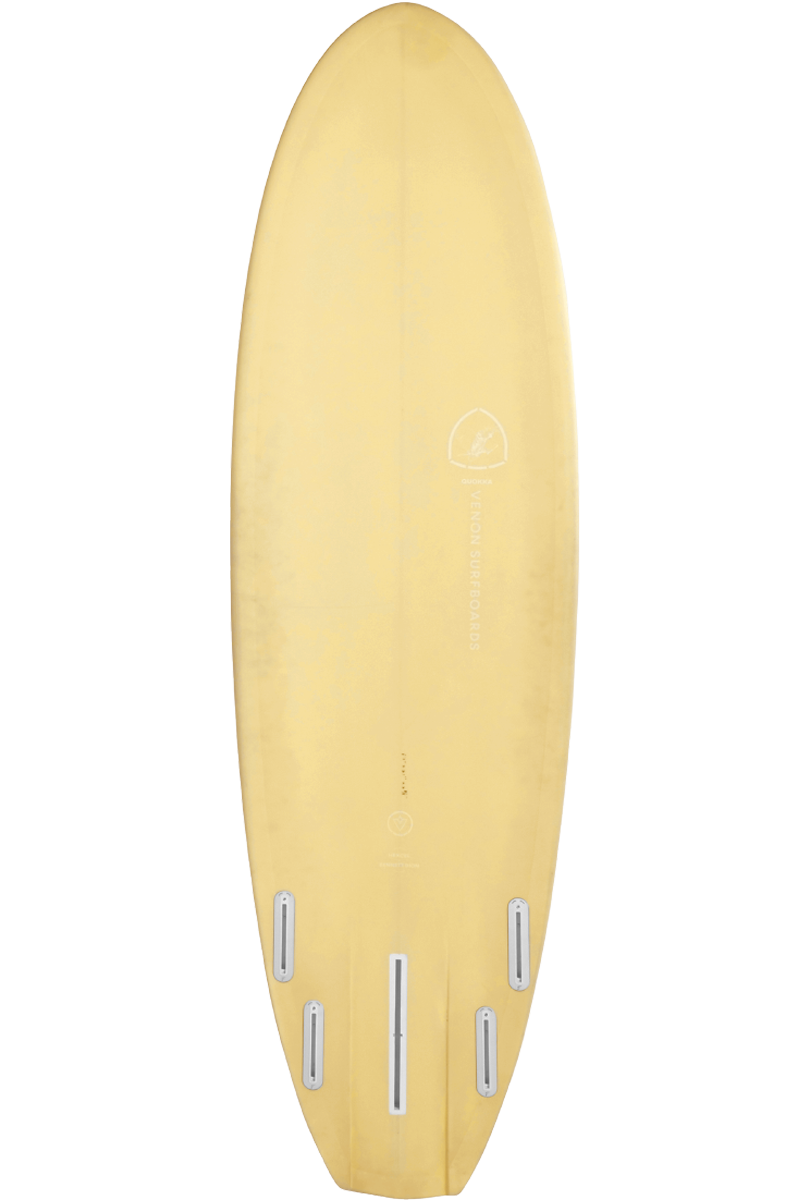 VENON Surfboards - Quokka - Hybrid 5 Fins - Pastel Straw - Squash Tail