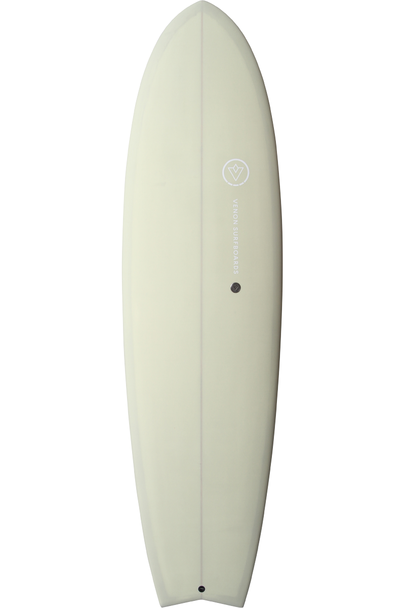 VENON Surfboards - Spectre - Hybrid Fish - Pastel Cream - Swallow Tail